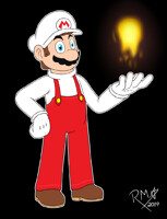 Super Mario Bros - Fire Mario by Richy Miner