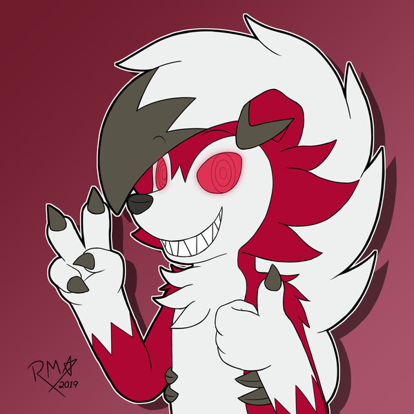 Midnight Lycanroc by Richy Miner by RichyMiner -- Fur Affinity [dot] net