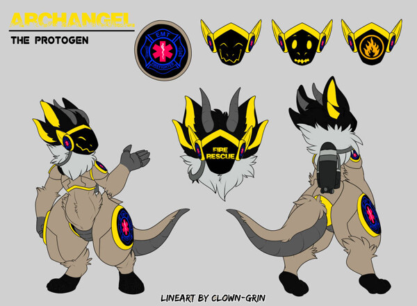 Pixilart - protogen mask glitch by cyanflower1234