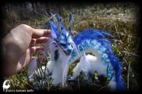 Eastern, Asian dragon poseable art doll
