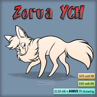 Sneaky Zorua YCH
