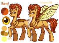 Doppel ref sheet (comm)