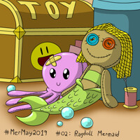 MerMay 2019 - No.02: Ragdoll Mermaid