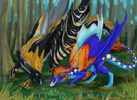 Morel mushroom hunting dragons