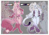 Adoptable auction, Fox and Lion