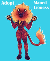 Maned Lioness Adopt - OPEN