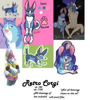 Retro the cardigan welsh corgi