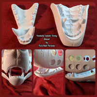 Feminine Saluki Toony Style Jawset