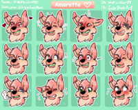 Amorette emotes