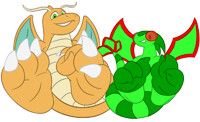 Flygon and Dragonite's dragon feet