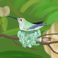 Happy Little Mama Bird [D10- NEST]