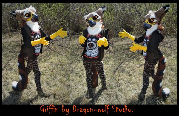 Fursuit Griffin. by Samira_red_husky1 -- Fur Affinity [dot] net