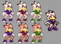 Game Character Palette Concept