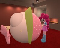 Fluttershy's Inflated Foot Massage