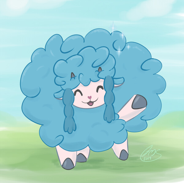Shiny Wooloo! by GriffonsAerie -- Fur Affinity [dot] net