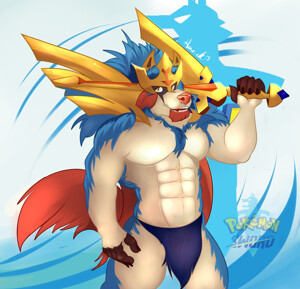 Pokemon: Zacian & Zamazenta (+ Timelapse!) by The_Nutkase -- Fur Affinity  [dot] net