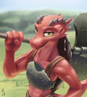 Dragon Knight by EdBWolf -- Fur Affinity [dot] net