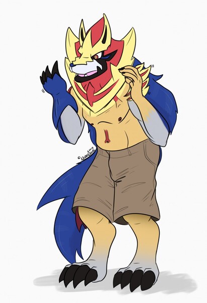 Zamazenta by Masterxvmon -- Fur Affinity [dot] net