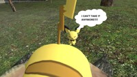 Buff pikachu drumsy meme card by SpikeTheFurryUwU -- Fur Affinity