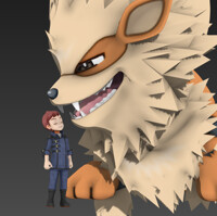 Arcanine Model Screenshot 4