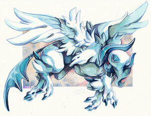 Fanart- Galarian articuno by ravoilie -- Fur Affinity [dot] net