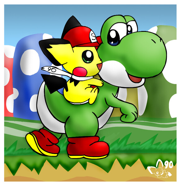 It's Yoshi time! by pichu90 -- Fur Affinity [dot] net