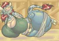 Cassandra Cow taped up by Virus-20