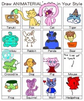 [No.11] Draw ANIMATERIAL's OCs in Your Style