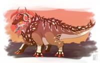 ARK Deinonychus (Fan-Art) by Hallowraith -- Fur Affinity [dot] net