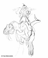 Scale Rider (sketch/redrawn)