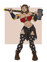 [C] Bellegaria the Barbarian!