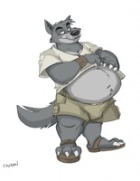wolf belly