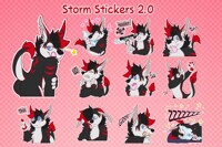 Sticker pack commission Storm 2.0