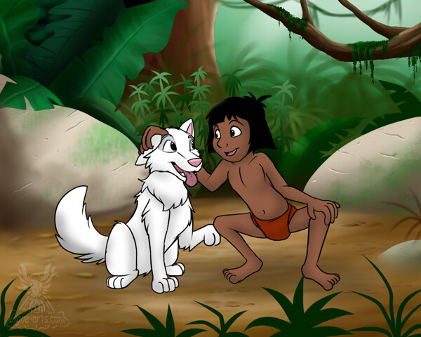 Mowgli and Bhoot by metalx69 -- Fur Affinity [dot] net