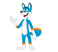 Jay the Blue Fox (official design)