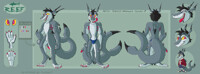 Reef the Black-Tipped Thresher Shark Reference Sheet [C]