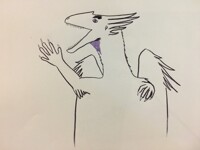 Flitz Holding a Sign (WIP)