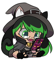 Tharkis on their phone Animated (By FearDaKez)