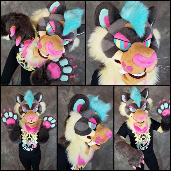 [YES] Sherbet Saber-toothed Tiger Partial by MulticolorBark by