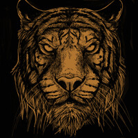 Ink tiger