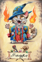 rpg cats: Mage
