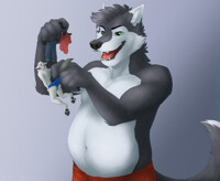 "Micro Wolf Wedgie" By Rooc