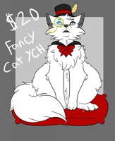 MULTISLOT YCH : FERAL FANCY CAT (OR FOX)