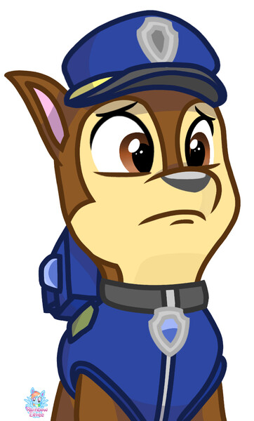 Chase from Paw Patrol by PhoebeTheWallaby -- Fur Affinity [dot] net