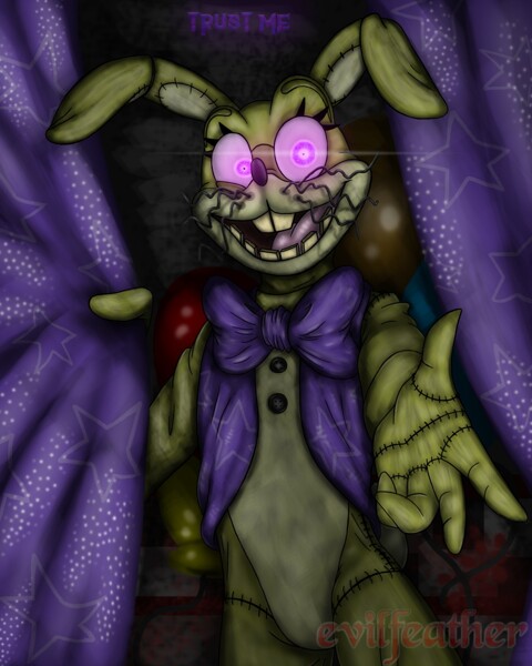 Glitchtrap - FNAF by Sol_Vagant -- Fur Affinity [dot] net