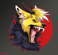 Angry and toothy