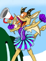 Ocellus the Dragon Cheerleader