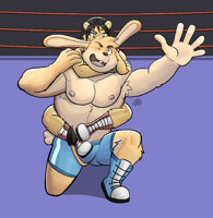 comission wave 5: Bunny v Lion part 2