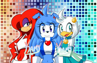 StH Sonic-Amy-Shadow-Silver Remake by kamira-exe -- Fur Affinity