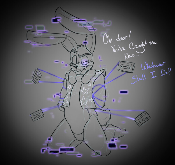 Malhare/Glitchtrap Sketch? - JocularHare - Folioscope